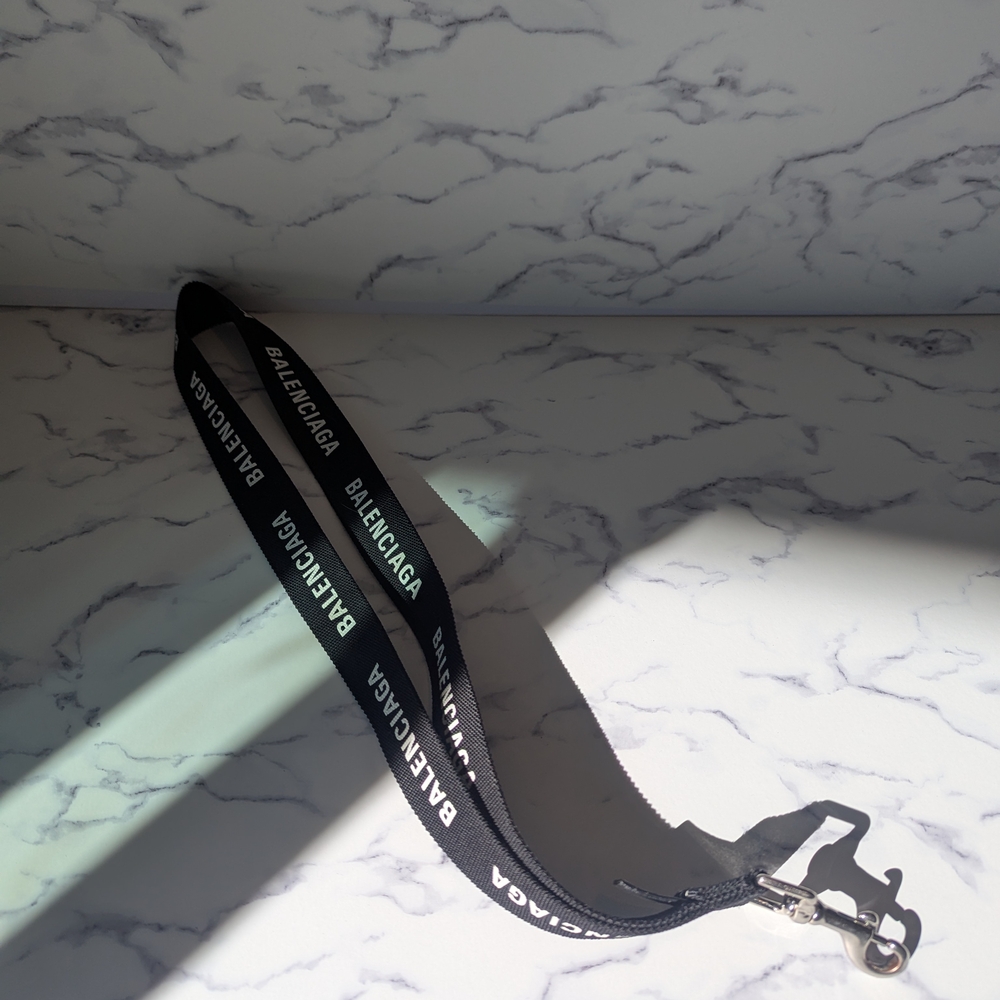 Balenciaga Black Lanyard